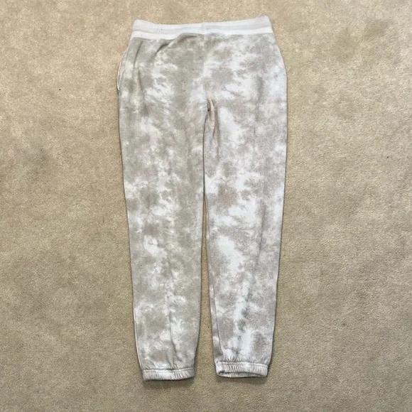 Gray Tie-Dye Drawstring Friends Sweatpants - Picture 3 of 4